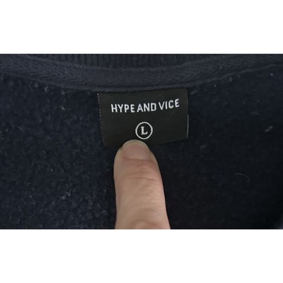 University Of Michigan Women’s Hype And Vice Crewneck Pullover Sweatshirt Size L - Picture 4 of 7